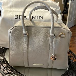 NWT Brahmin Marissa Latte Velouria